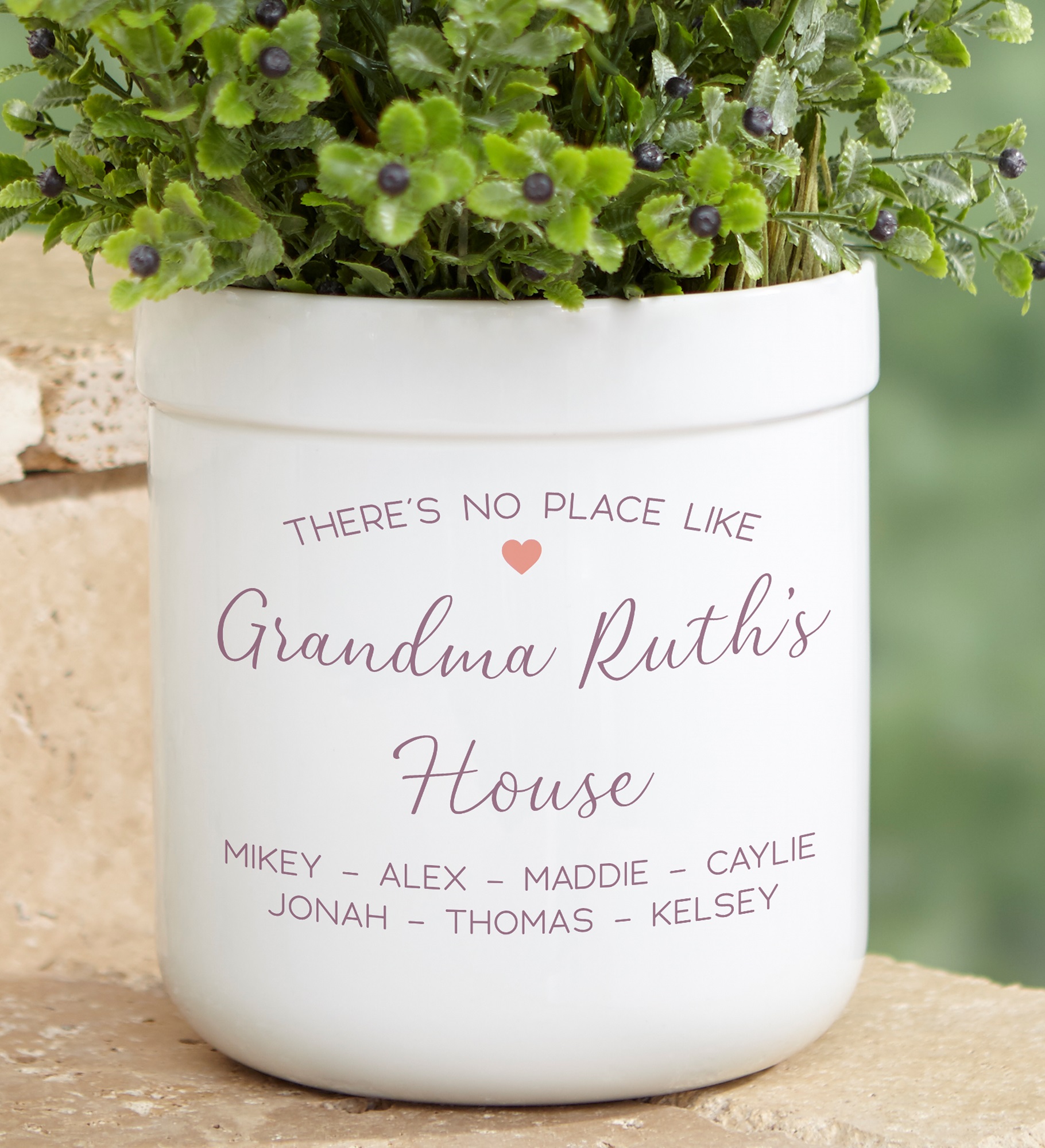 No Place Like Personalized Grandparents Outdoor Flower Pot